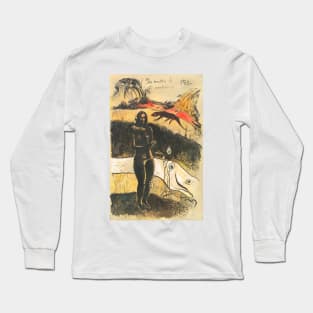 Delightful Land  (ca. 1894) by Paul Gauguin Long Sleeve T-Shirt